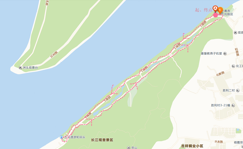 地理位置:燕子矶-五马渡