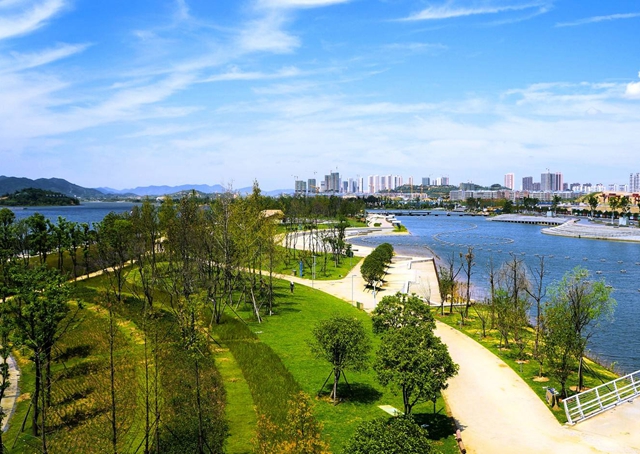 长沙市岳麓区梅溪湖公园 梅溪湖公园