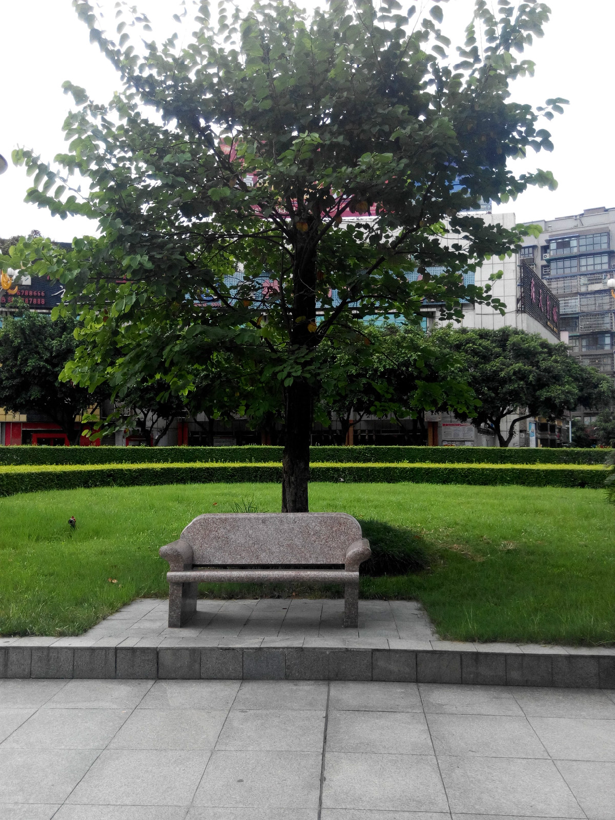 四川省江油市中坝镇太白广场健步行场地