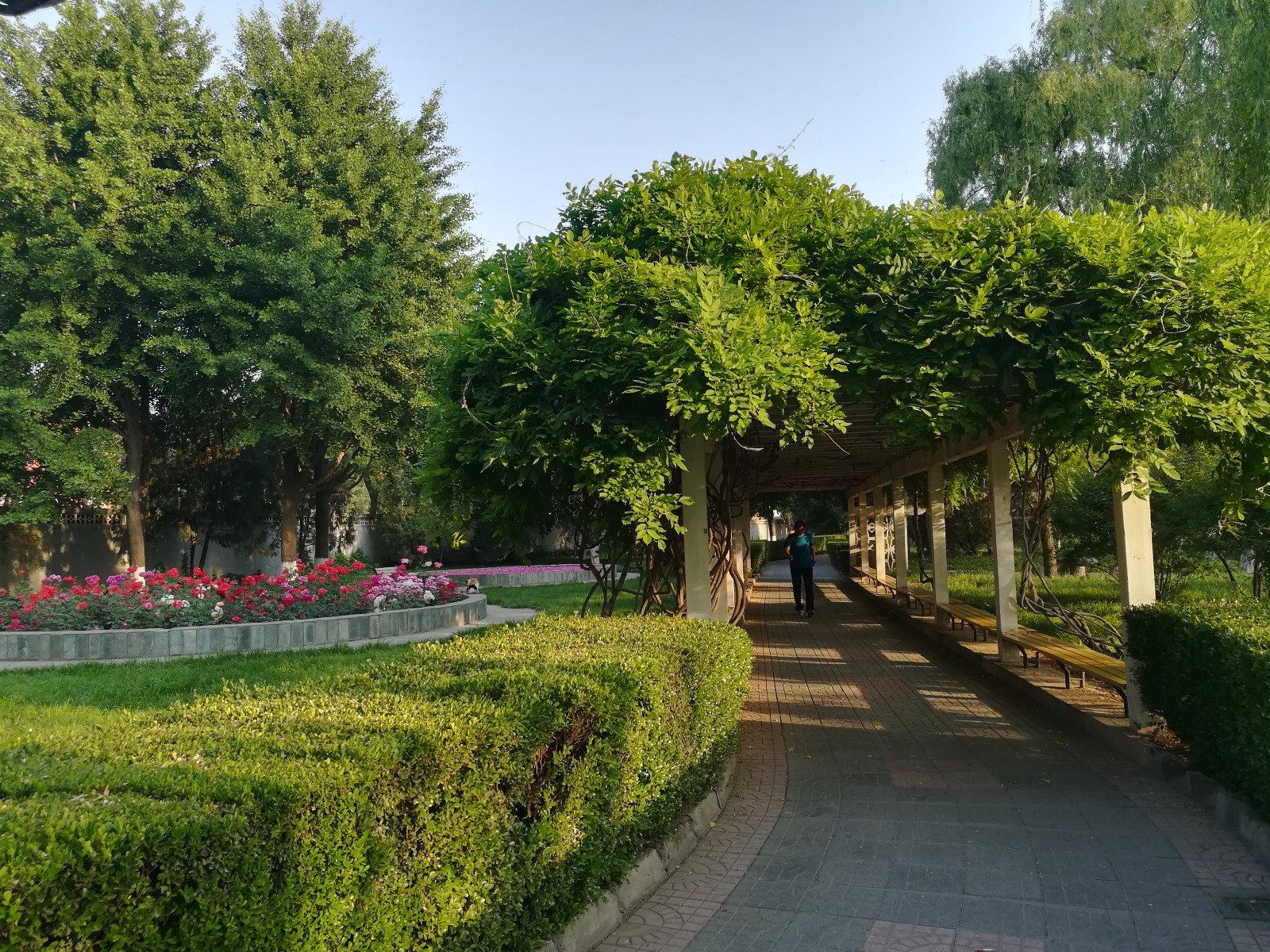 北京房山城关朝曦公园健走好去处