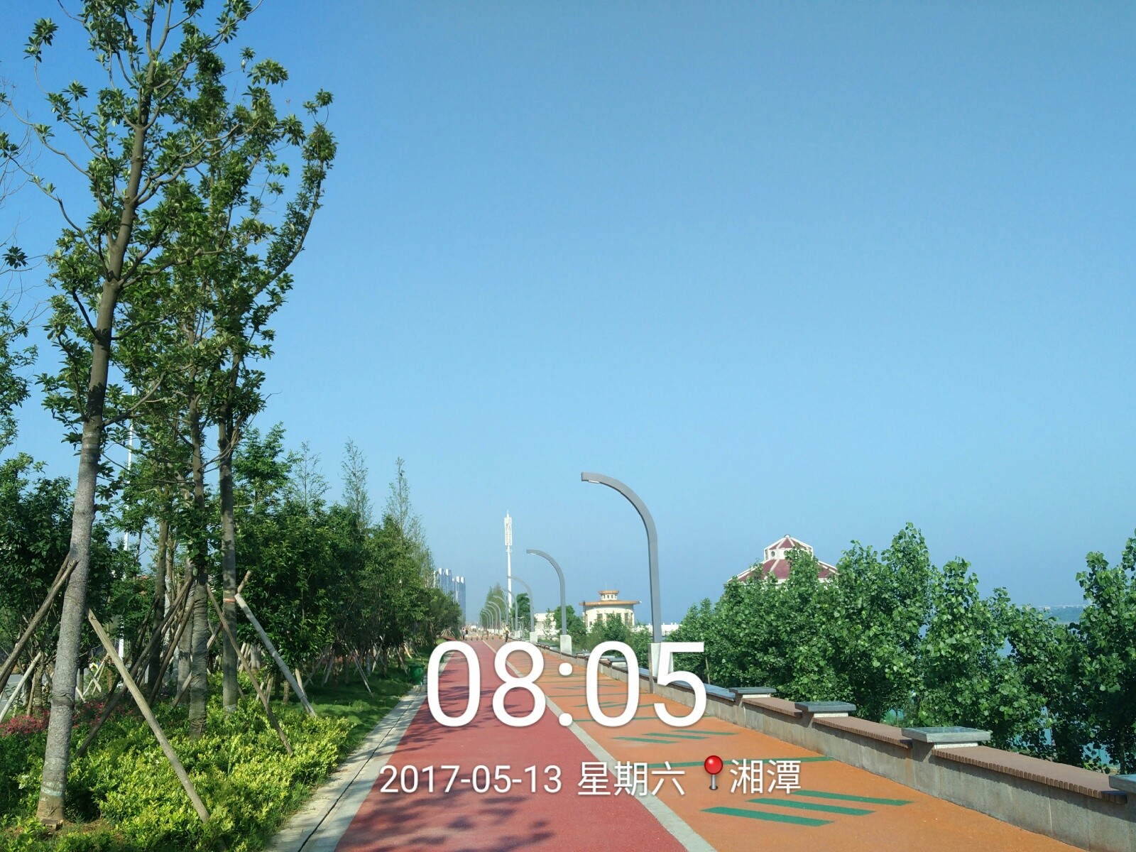 湘潭县易俗河镇沿江风光带