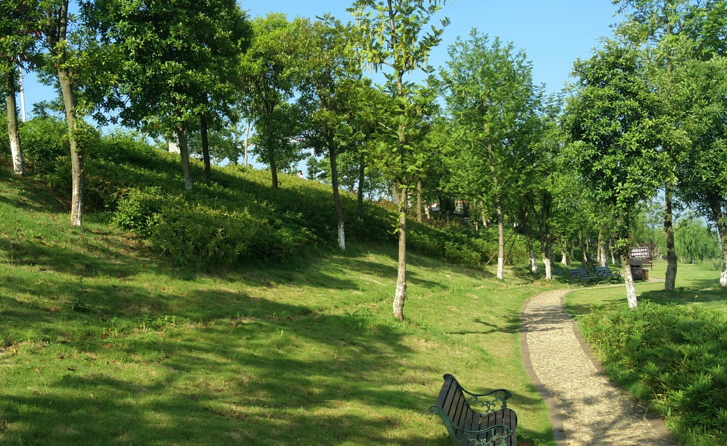 湘潭县易俗河镇沿江风光带