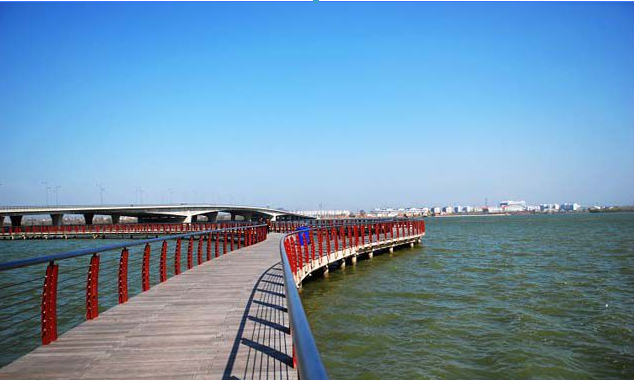 蚌埠市龙子湖风景区桥头公园