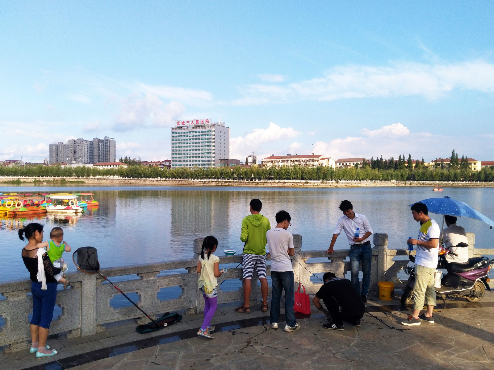 宜城市鲤鱼湖环湖步道之二:楚都公园